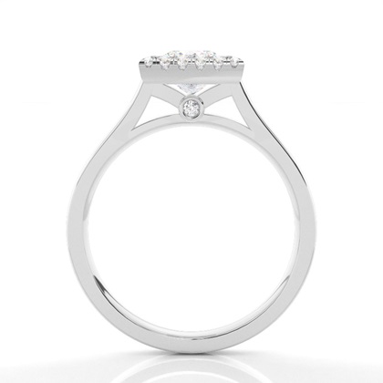 2.00 Carat Platin Halo Verlobungsringe
