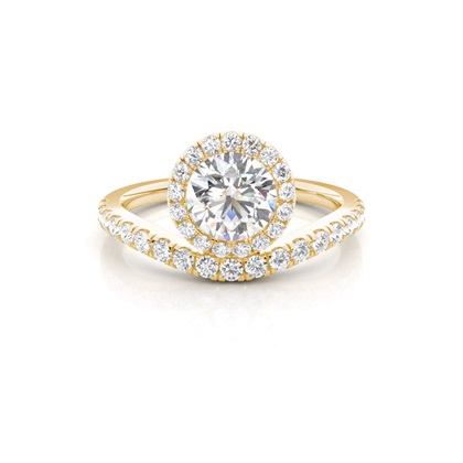 Yellow Gold Diamond Engagement Rings