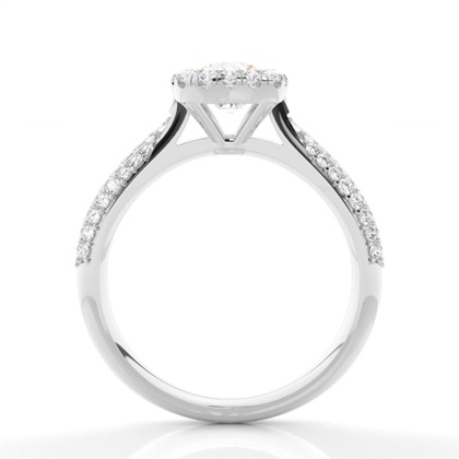 Cushion Cut Diamond Engagement Rings - 