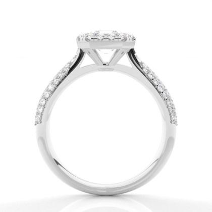 Platin-Verlobungsringe