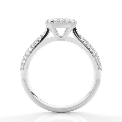 Emerald Cut Diamond Engagement Rings