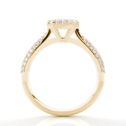 Emerald Cut Diamond Engagement Rings