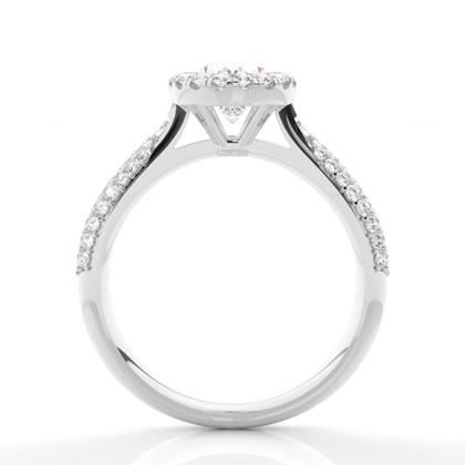 Verlobungsringe aus Weißgold