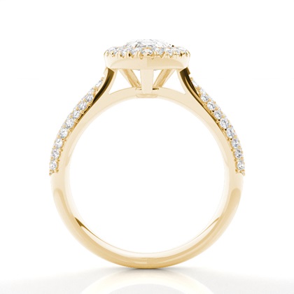 Pear Cut Diamond Engagement Rings