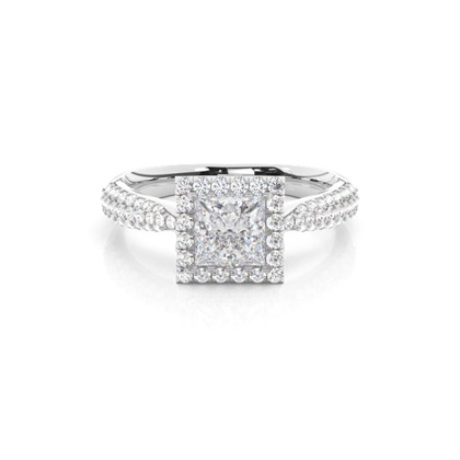 Princess Cut Diamond Engagement Rings