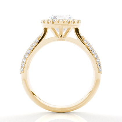 Gelbgoldene Verlobungsringe