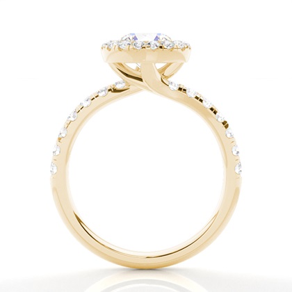 Yellow Gold Diamond Engagement Rings
