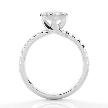 Cushion Cut Diamond Engagement Rings - 