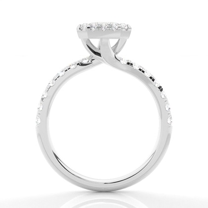 Emerald Cut Diamond Engagement Rings