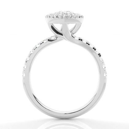 Pear Shaped Diamond Engagement Rings