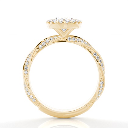 Oval Cut Diamond Engagement Rings 