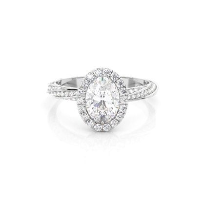 Oval Diamond Engagement Rings