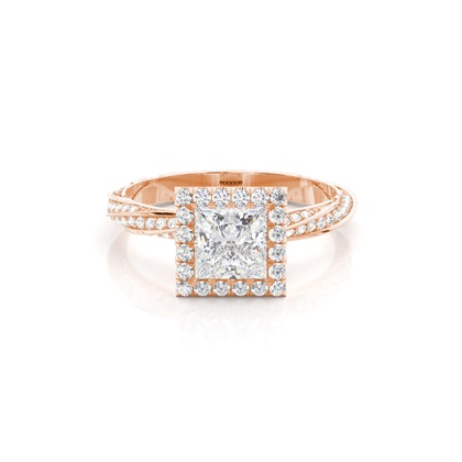 Princess Cut Diamond Engagement Rings