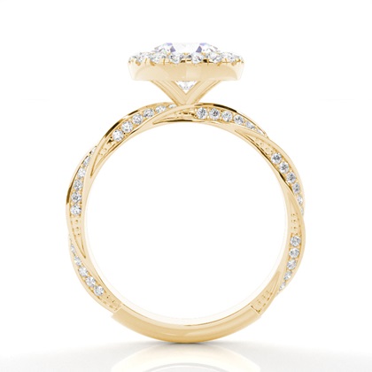 Yellow Gold Diamond Engagement Rings