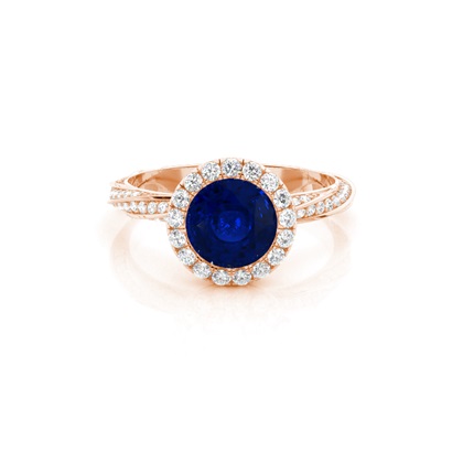 Rose Gold Diamond Engagement Rings