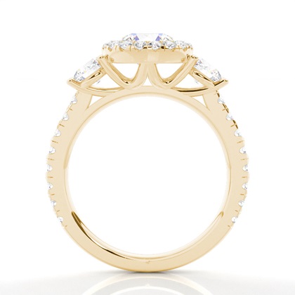 Yellow Gold Diamond Engagement Rings