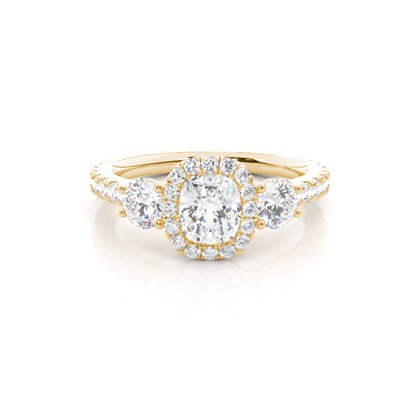 Cushion Cut Diamond Engagement Rings