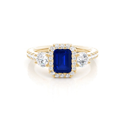 Yellow Gold Eternity Diamond Rings