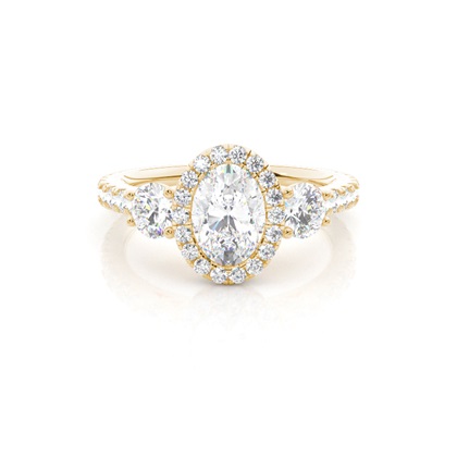 Oval Diamond Engagement Rings