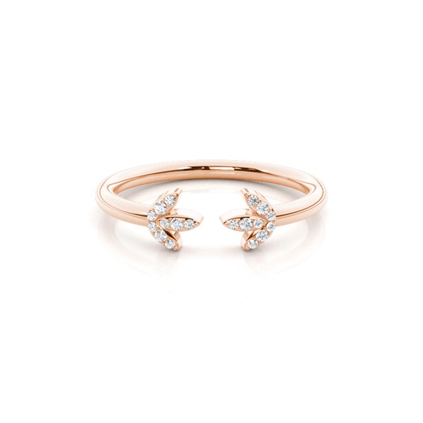 Zinter Setting Diamond Open Ring