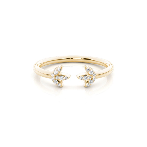 Prong Setting Diamond Open Ring