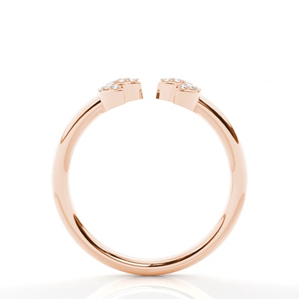 Rotgold Ringe für den Alltag Diamantringe