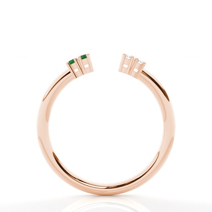 Zinser Smaragd offener Ring