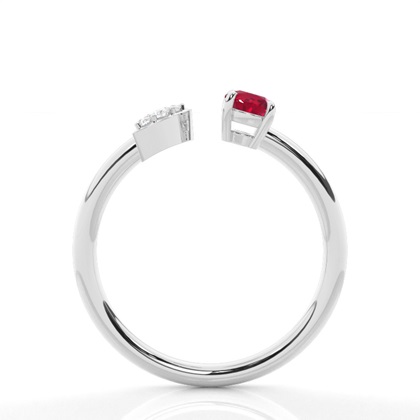 Zinkener Ruby Open Ring einstellen