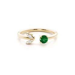 Zinser Smaragd offener Ring