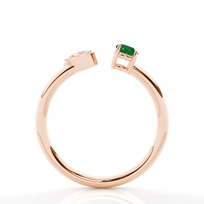 Zinser Smaragd offener Ring