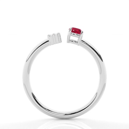 Zinkener Ruby Open Ring einstellen