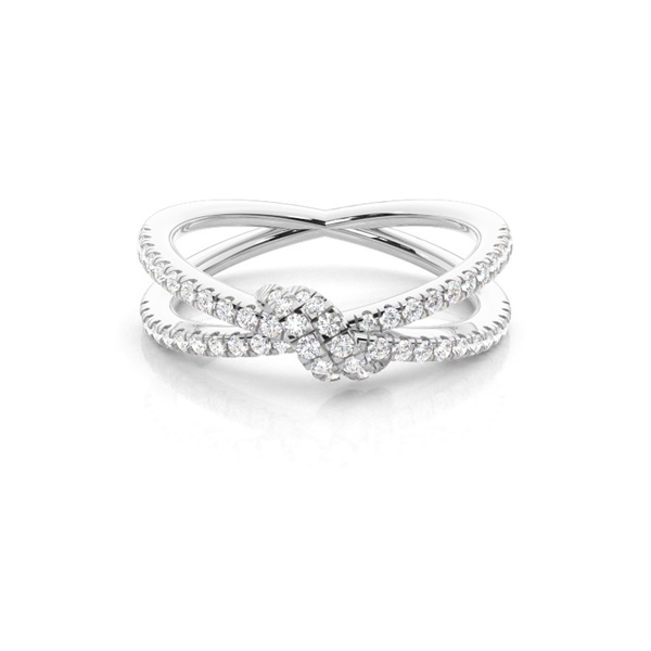 Micro Stecker Diamant Alltagsring