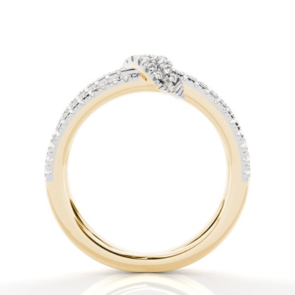 Micro Stecker Diamant Alltagsring