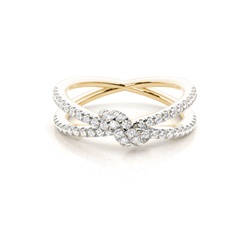 Micro Stecker Diamant Alltagsring