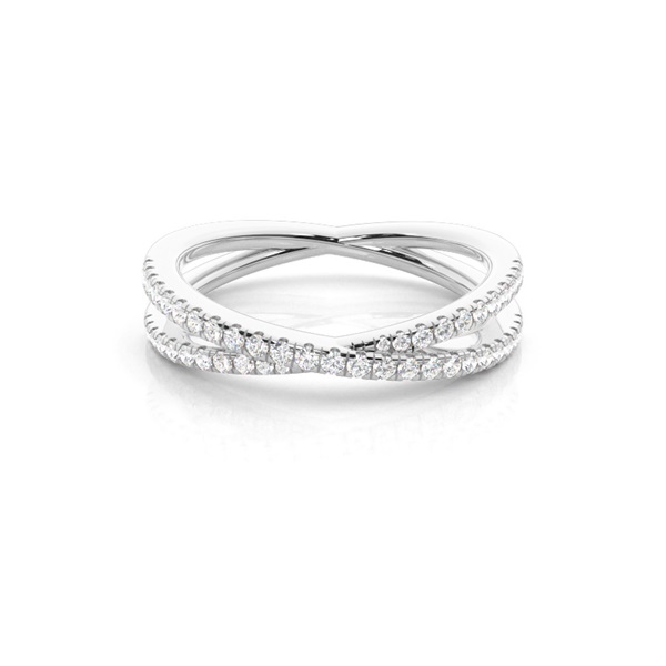 Micro Prong Setting Diamond Everyday Ring