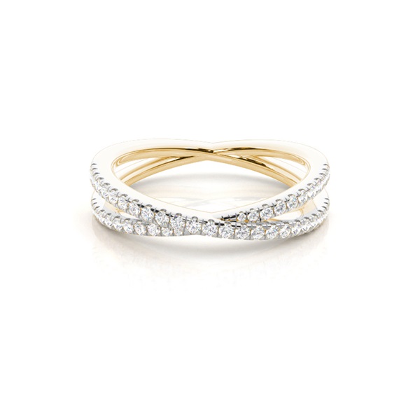 Micro Stecker Diamant Alltagsring