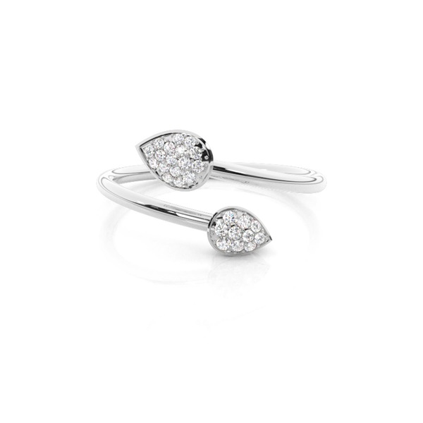 Prong Setting Diamond Open Ring
