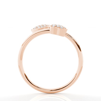 Rotgold Ringe für den Alltag Diamantringe