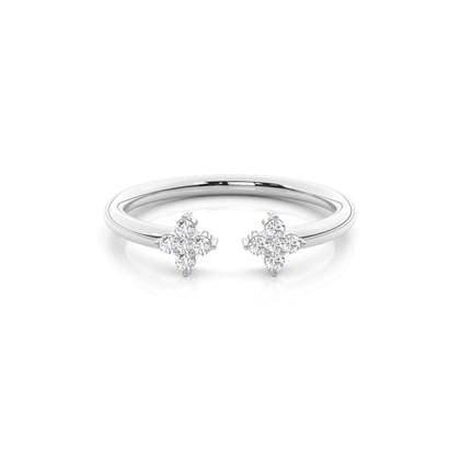 Prong Setting Diamond Open Ring