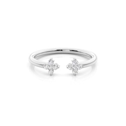 Prong Setting Diamond Open Ring