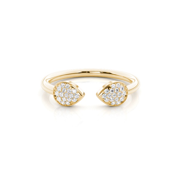 Prong Setting Diamond Open Ring