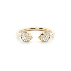Zinter Setting Diamond Open Ring