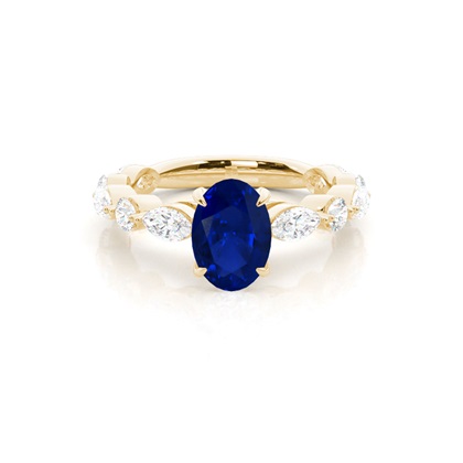 Oval Cut Diamond Rings