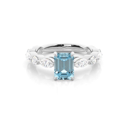 Emerald-Cut Diamond Rings