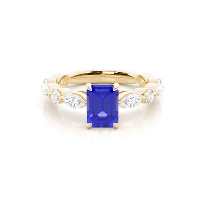 Prong Set Tanzanite Engagement Ring