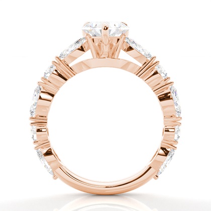 Zinken Diamanten Verlobungsring