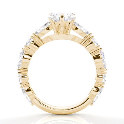 Zinken Diamanten Verlobungsring