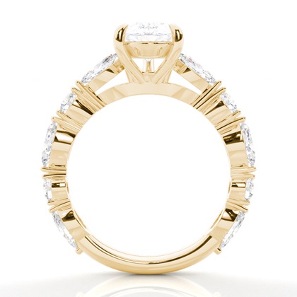 Zinken Moissanit Verlobungsring