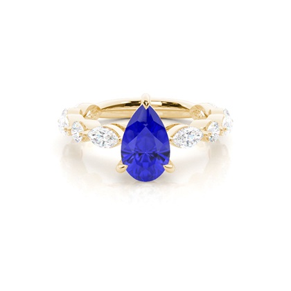 Prong Set Tanzanite Engagement Ring