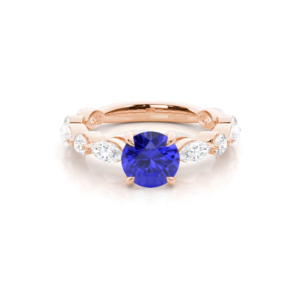 Prong Set Tanzanite Engagement Ring